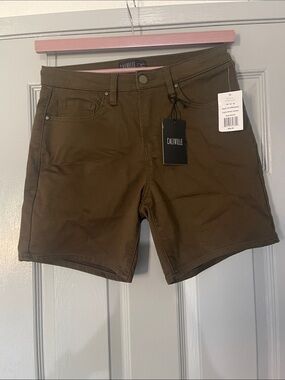 Kohl's Calville Olive Green Men's Flat-Front Shorts
